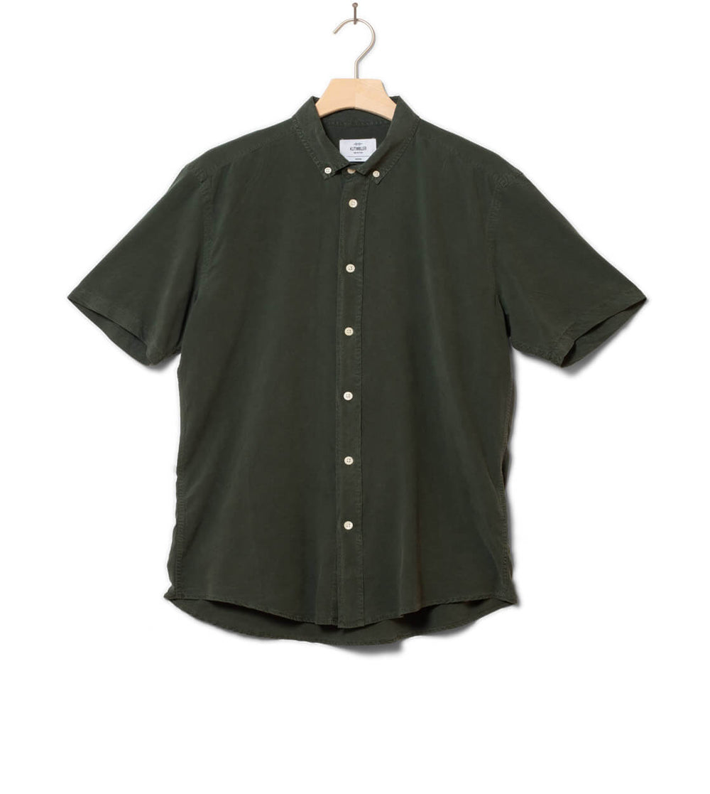 Klitmoller Shirt SS Mikkel Lyocell green olive