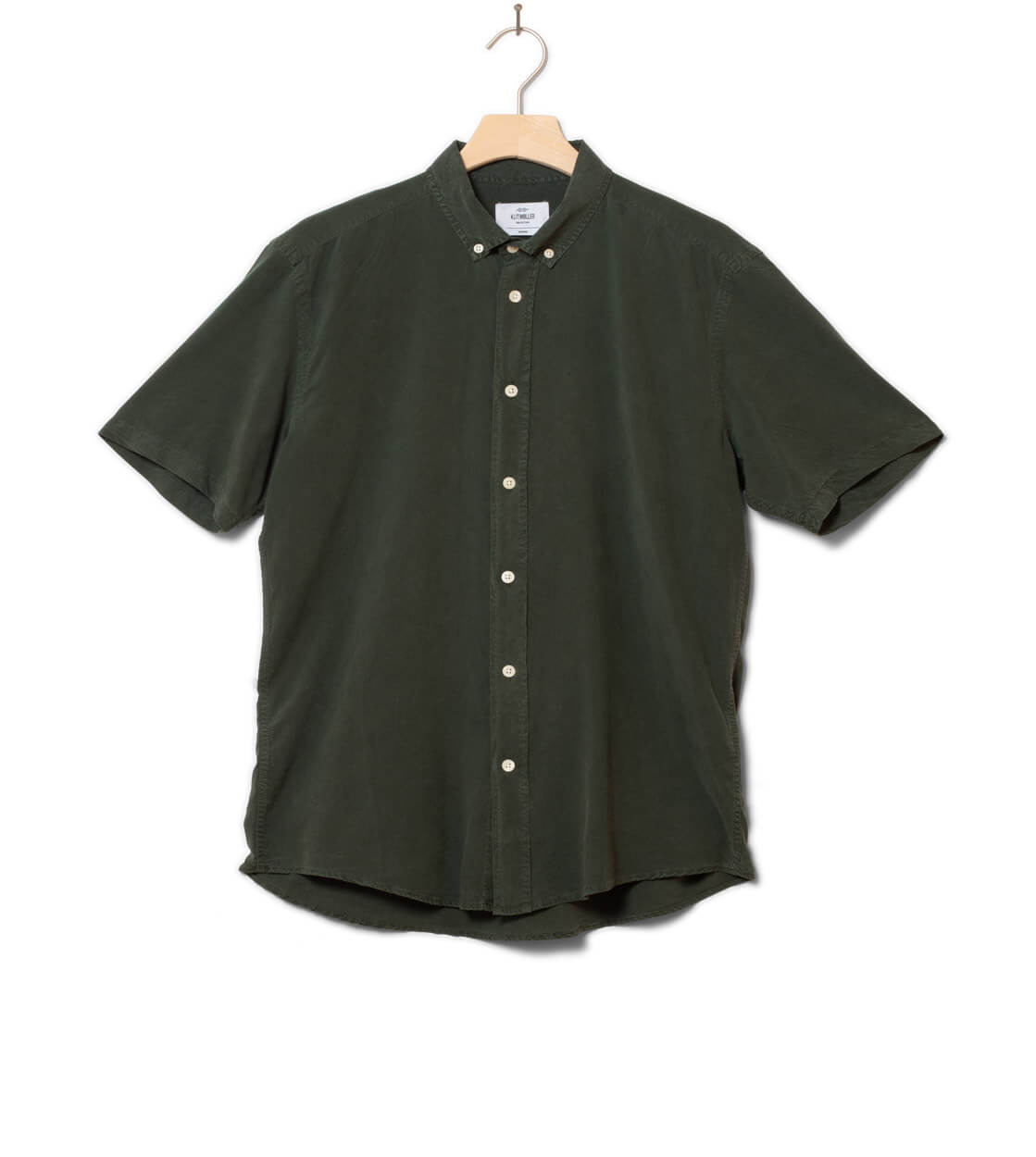 Klitmoller Shirt SS Mikkel Lyocell green olive