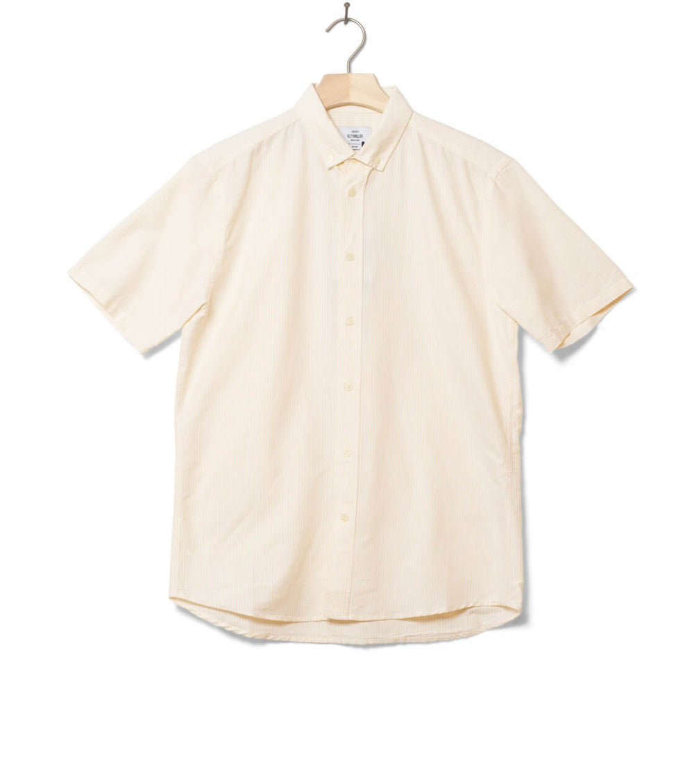 Klitmoller Shirt SS Mikkel white/lemon sorbet