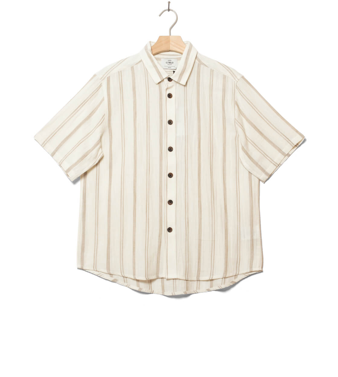 Klitmoller Shirt SS Per white/sand