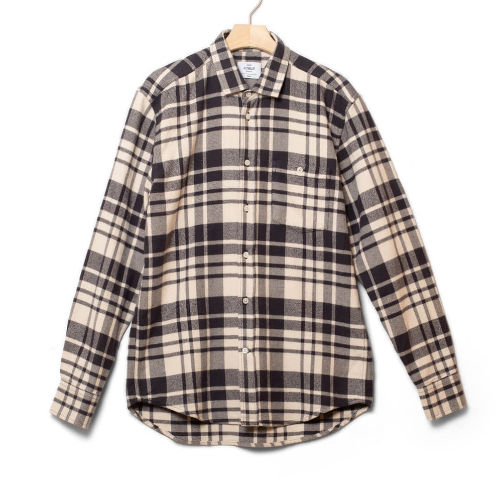 Klitmoller Shirt Scott beige cream/navy