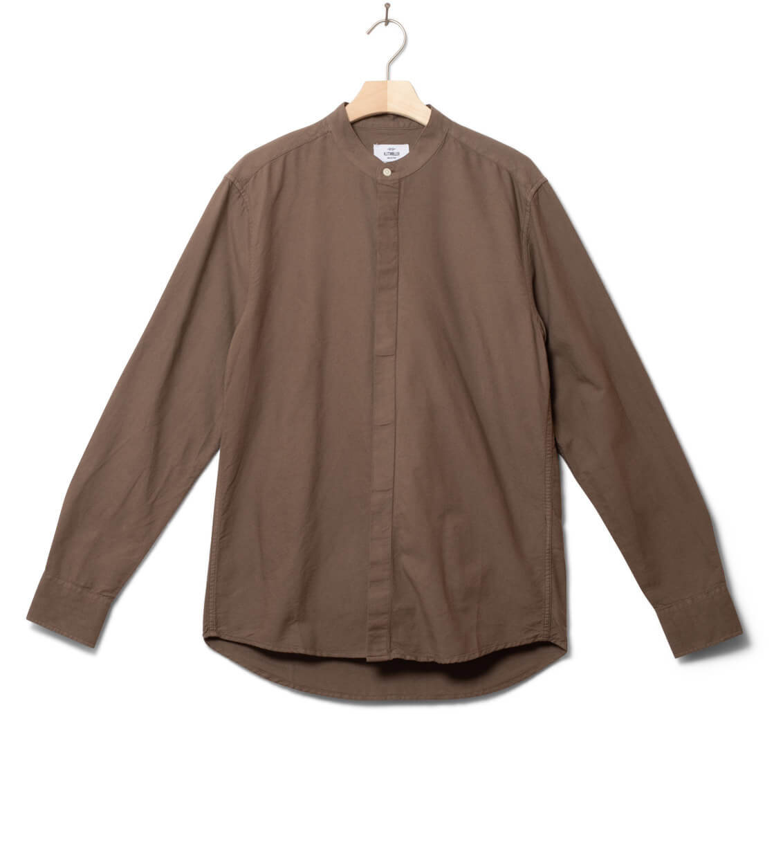 Klitmoller Shirt Simon brown coffee