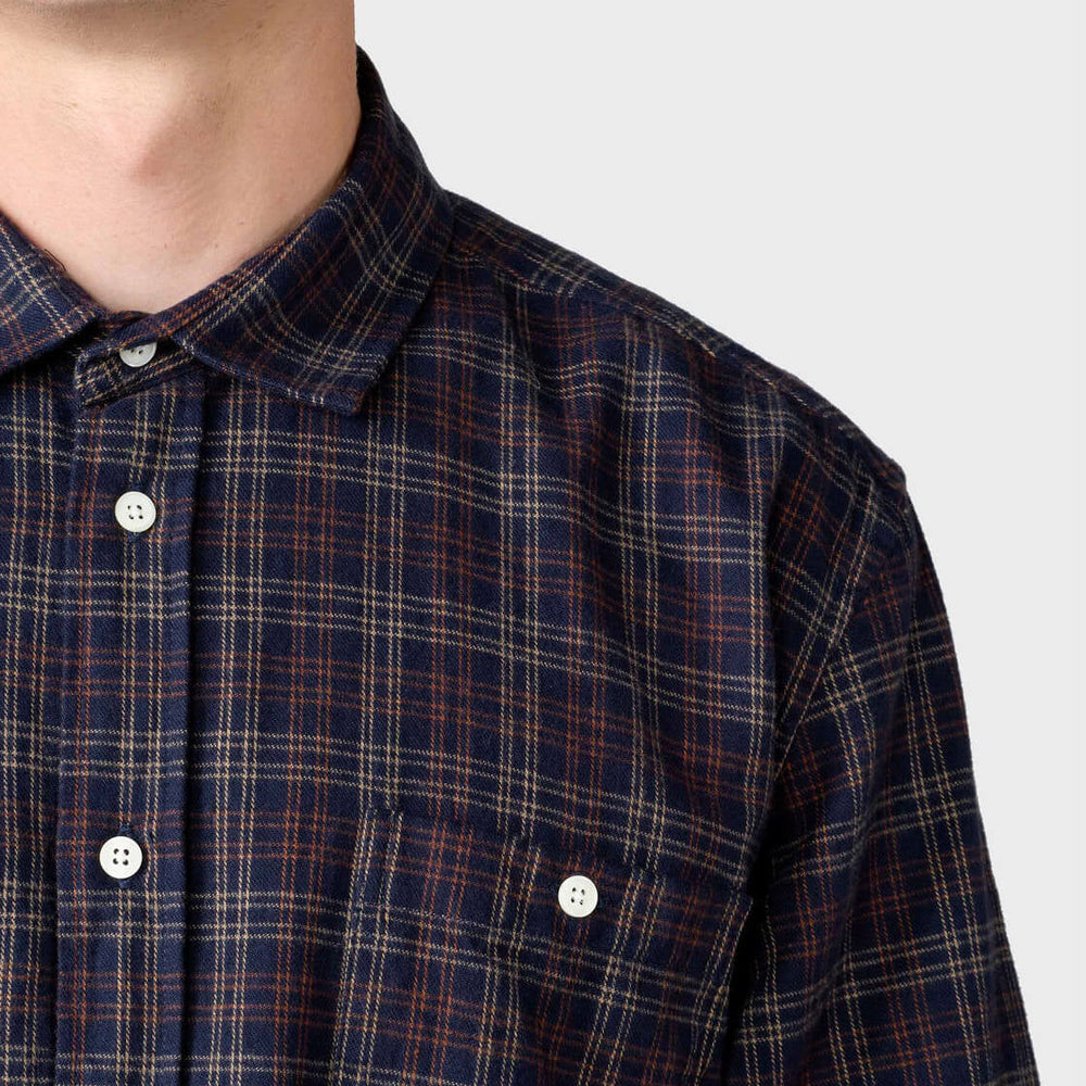 
                      
                        Klitmoller Shirt Thor blue navy/sand/brown check
                      
                    