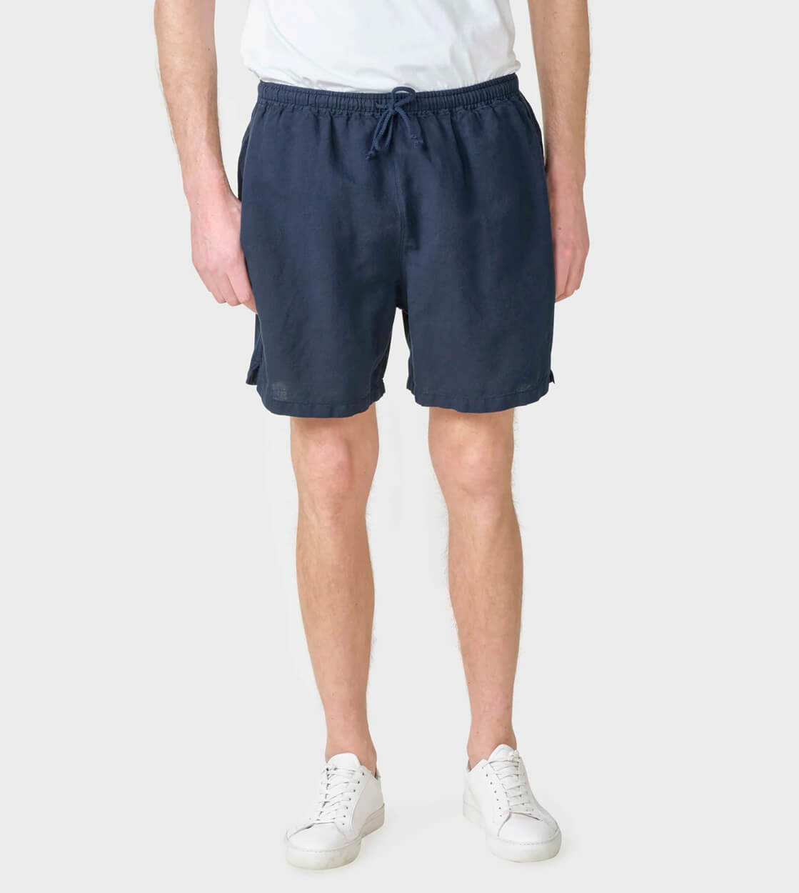 Klitmoller Shorts Bertram Linen blue navy