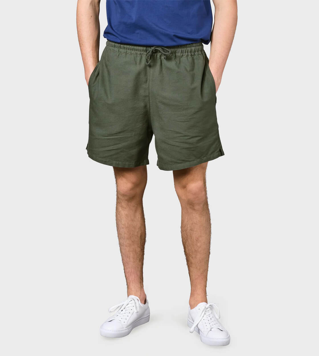 Klitmoller Shorts Bertram green olive