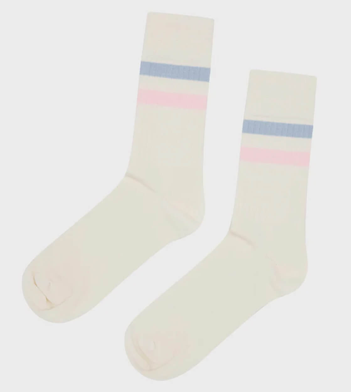 Klitmoller Socks Retro beige cream light blue rose