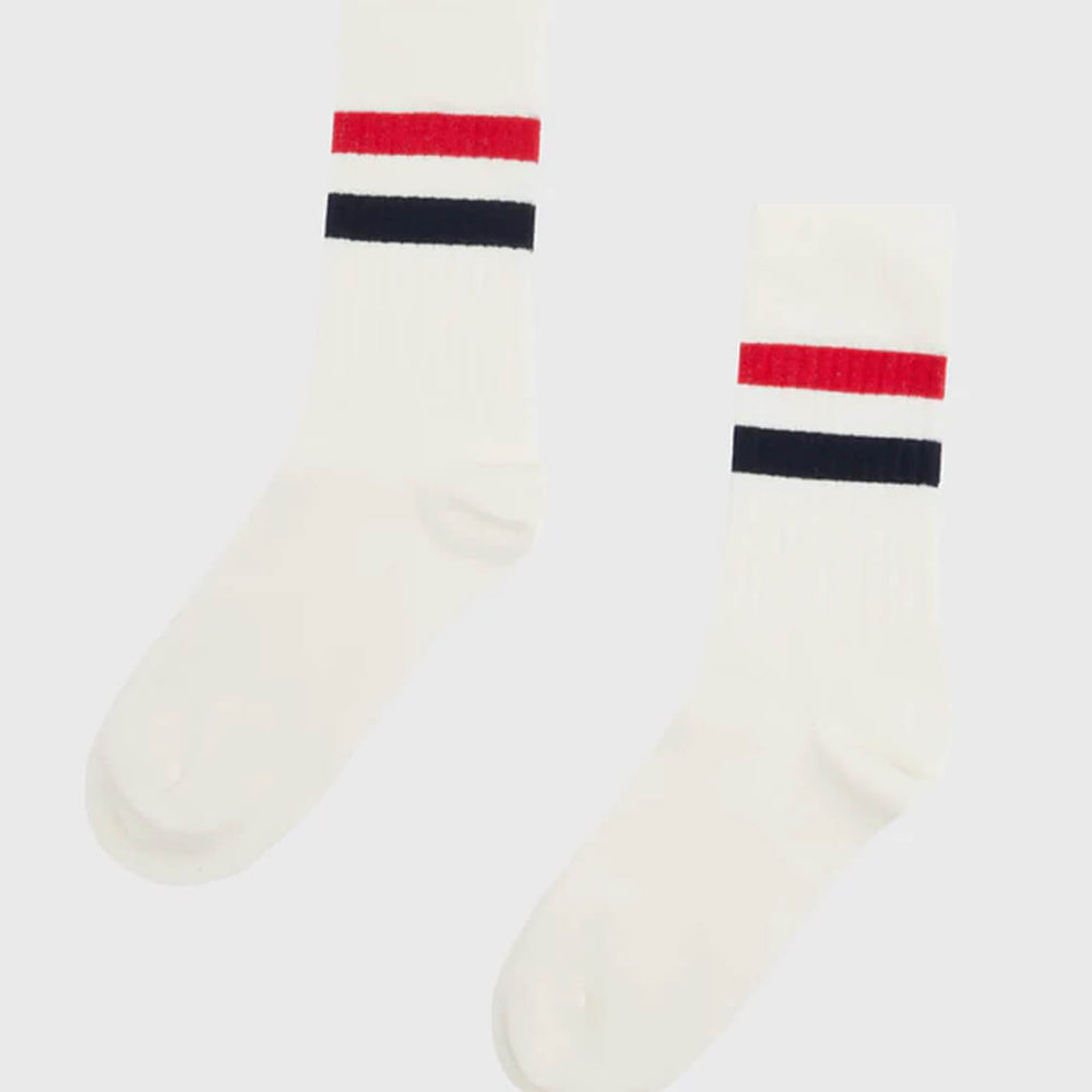 Klitmoller Socks Retro beige cream navy red