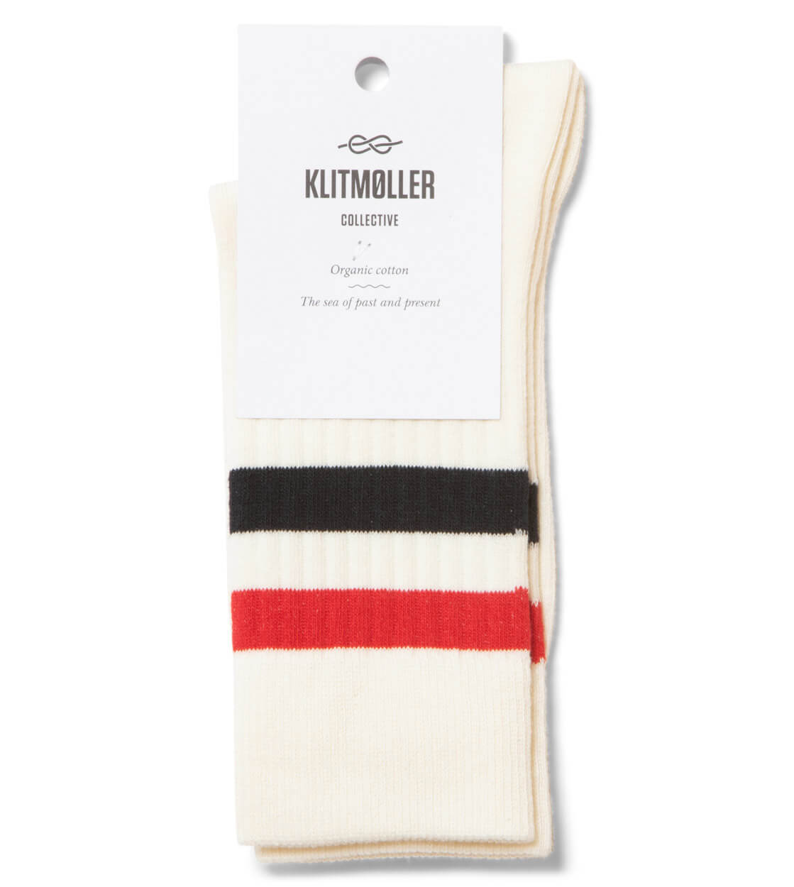 Klitmoller Socks Retro beige cream navy red