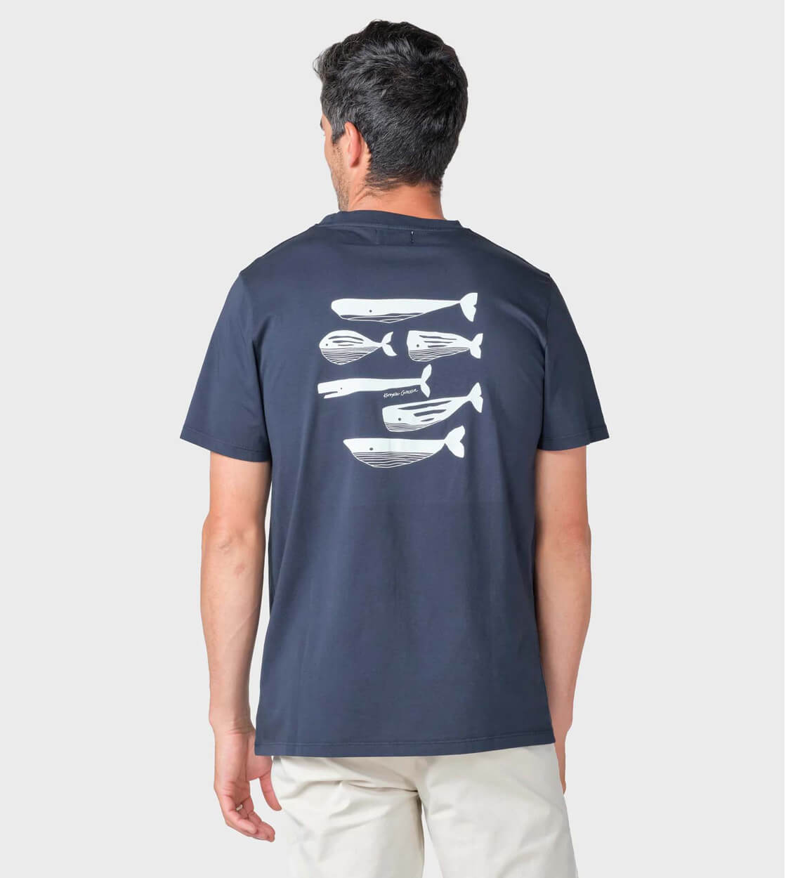 Klitmoller T-Shirt Anker blue navy