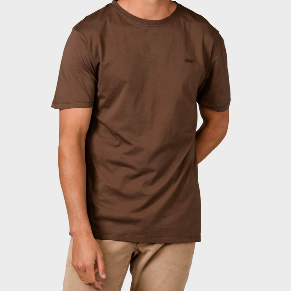 Klitmoller T-Shirt Felix brown coffee