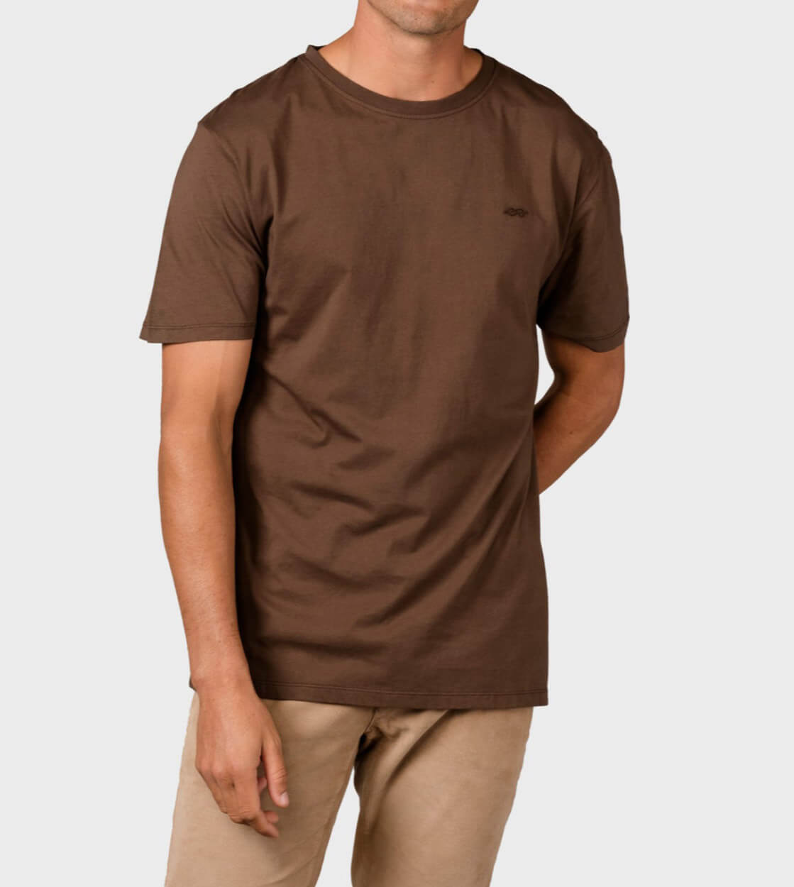 Klitmoller T-Shirt Felix brown coffee