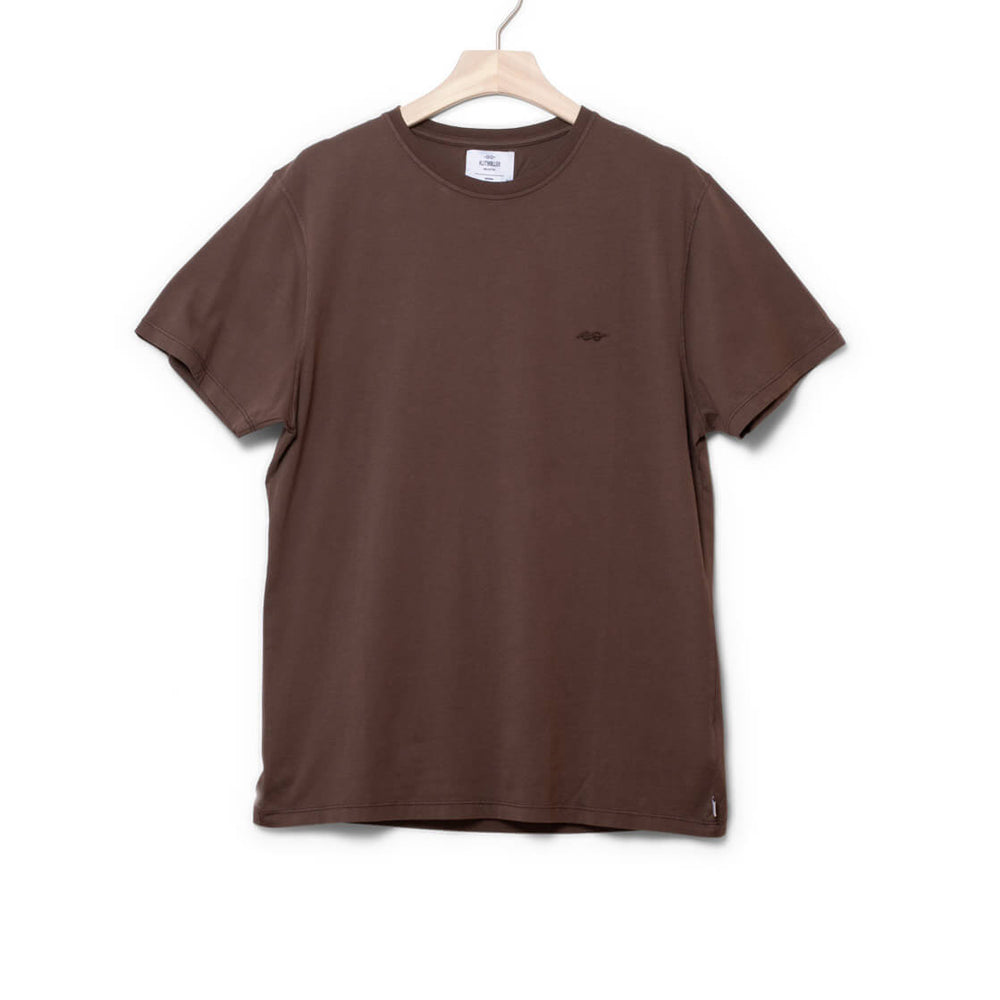 Klitmoller T-Shirt Felix brown coffee