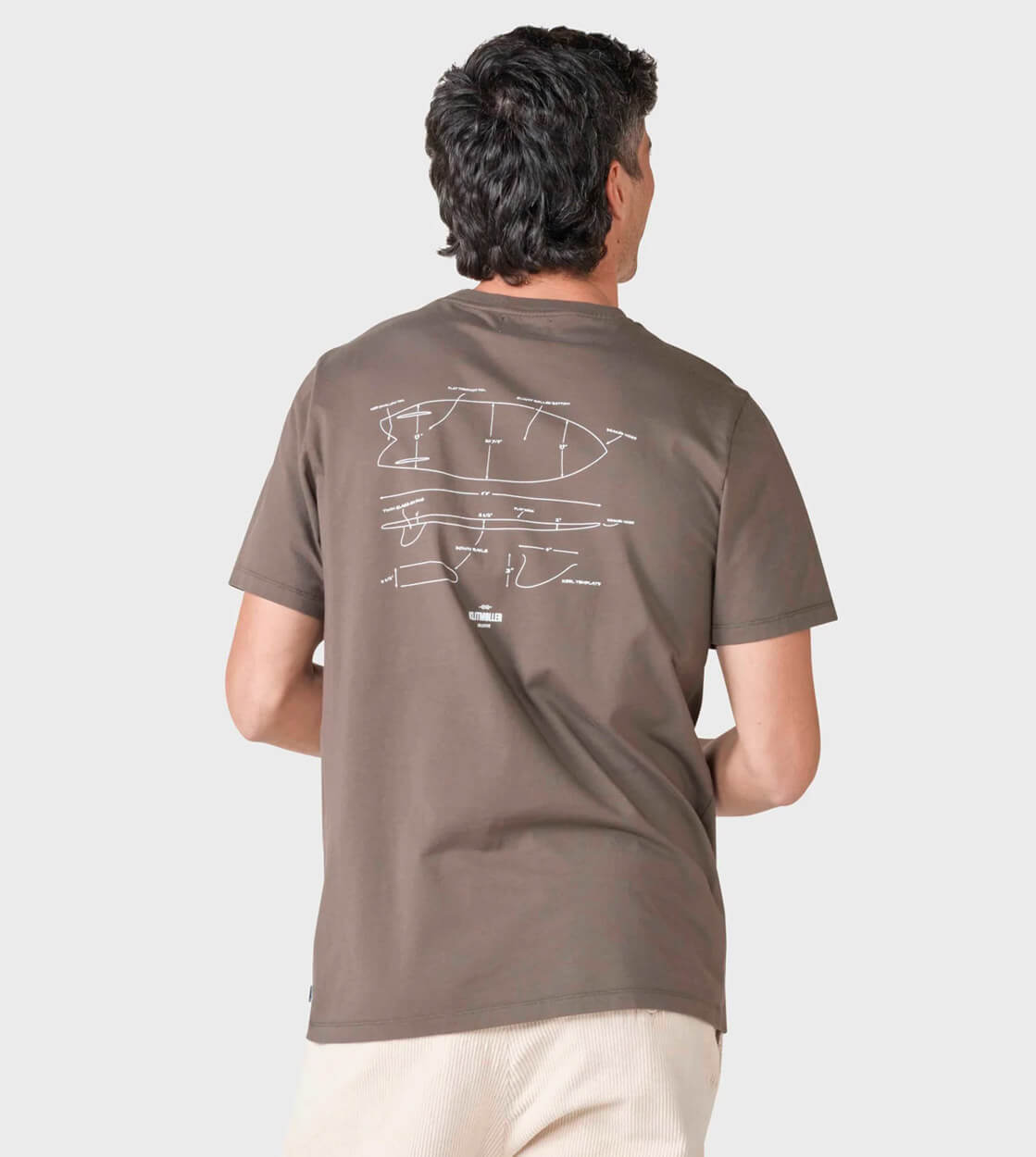 Klitmoller T-Shirt Foster brown taupe