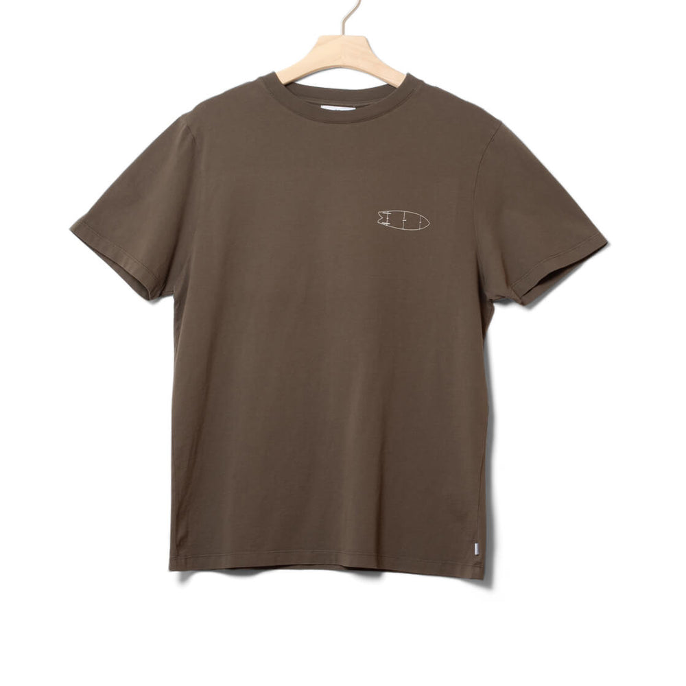 Klitmoller T-Shirt Foster brown taupe