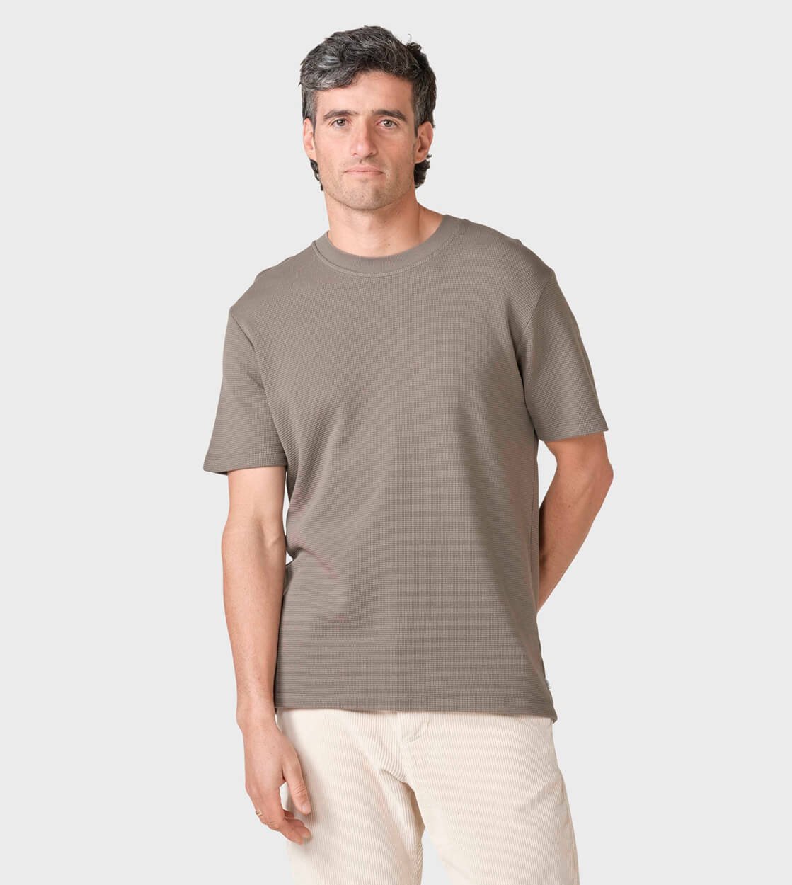 Klitmoller T-Shirt Hudson brown taupe