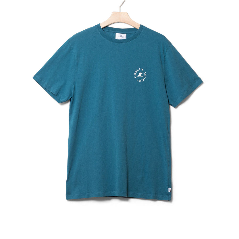 Klitmoller T-Shirt Larens blue petrol