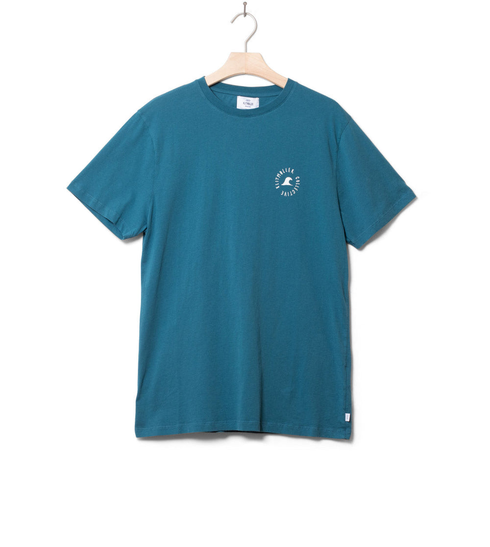 Klitmoller T-Shirt Larens blue petrol