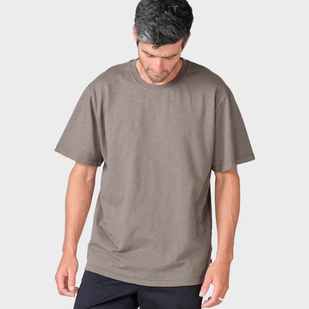Klitmoller T-Shirt Leon brown taupe