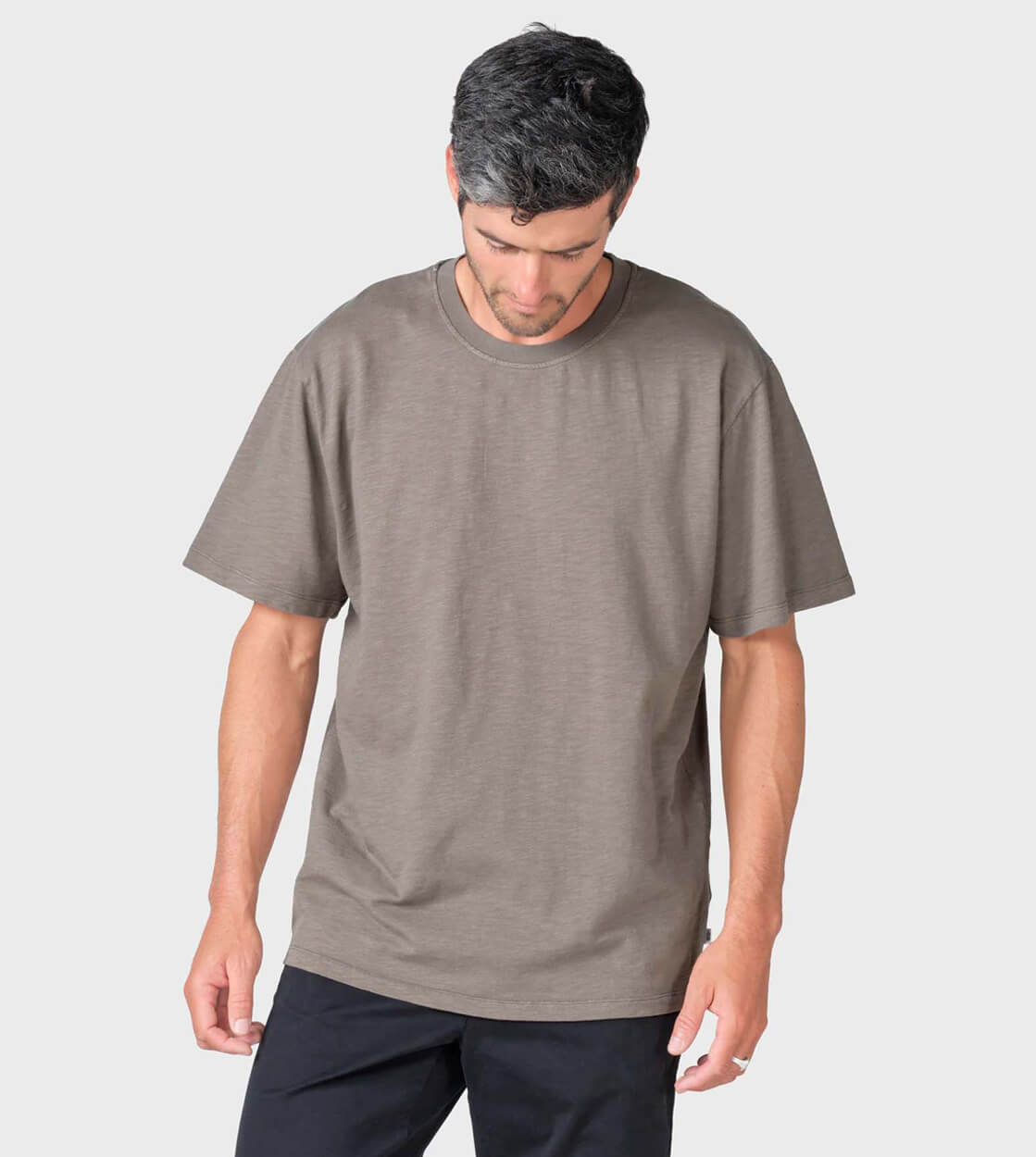 Klitmoller T-Shirt Leon brown taupe