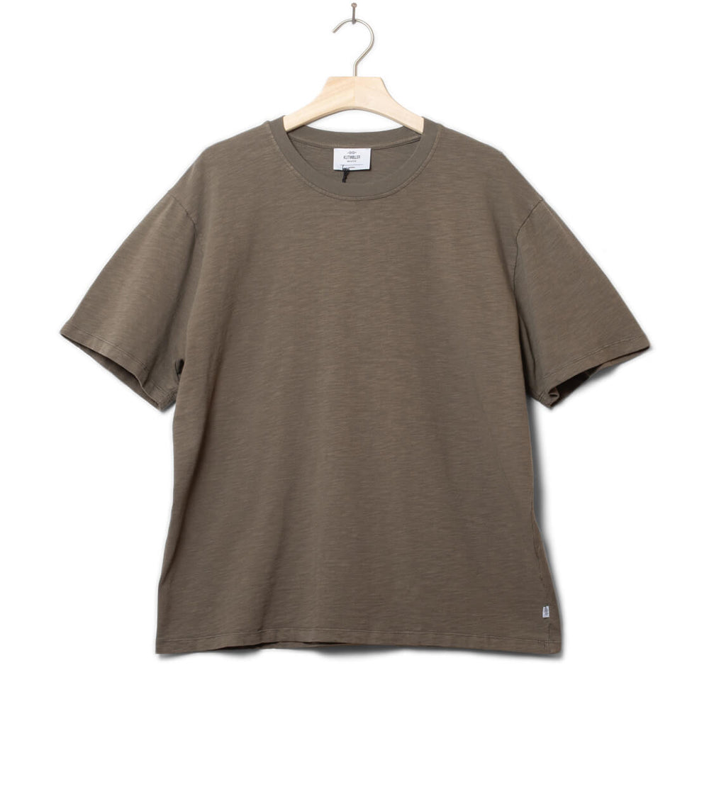 Klitmoller T-Shirt Leon brown taupe