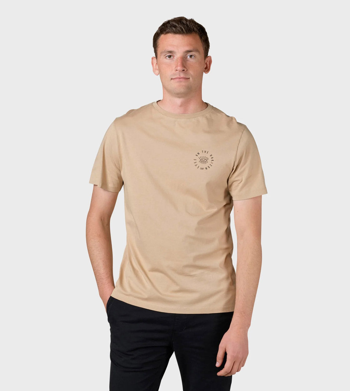 Klitmoller T-Shirt Mico beige sand