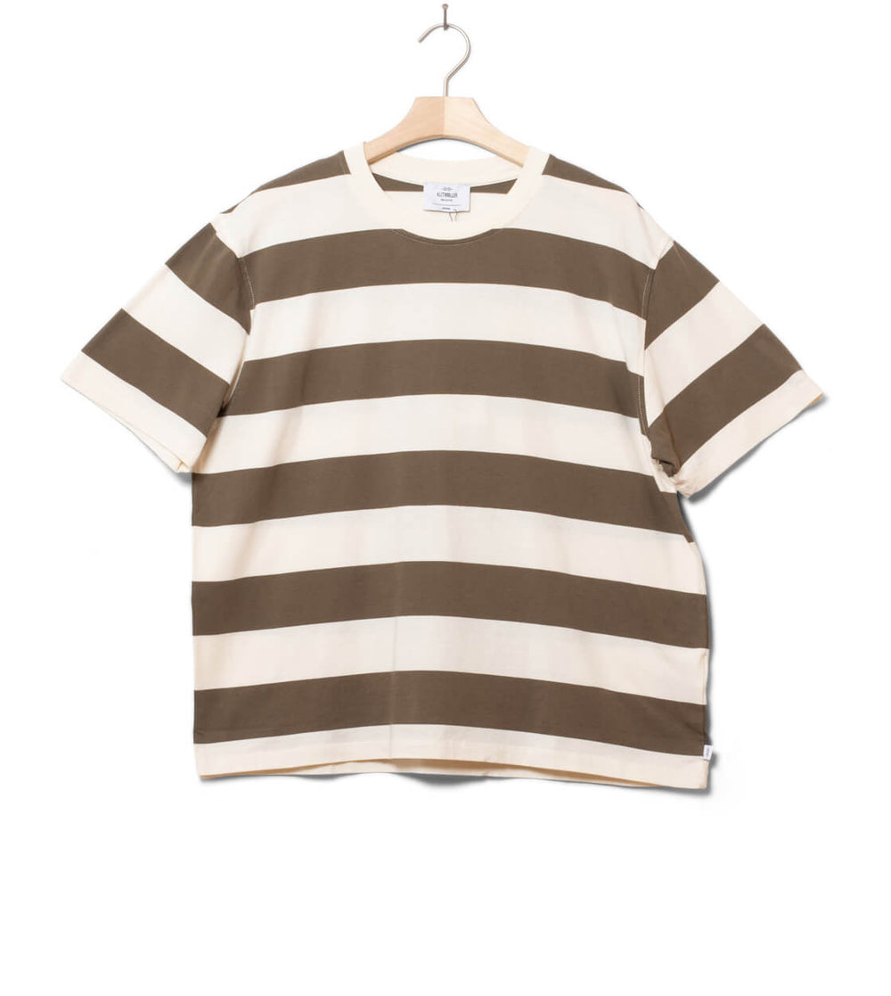 Klitmoller T-Shirt Murphey beige cream/olive