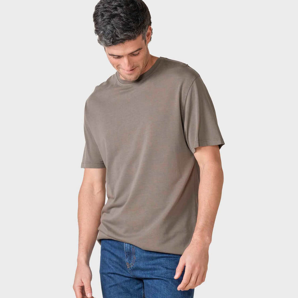 Klitmoller T-Shirt Rufus brown taupe