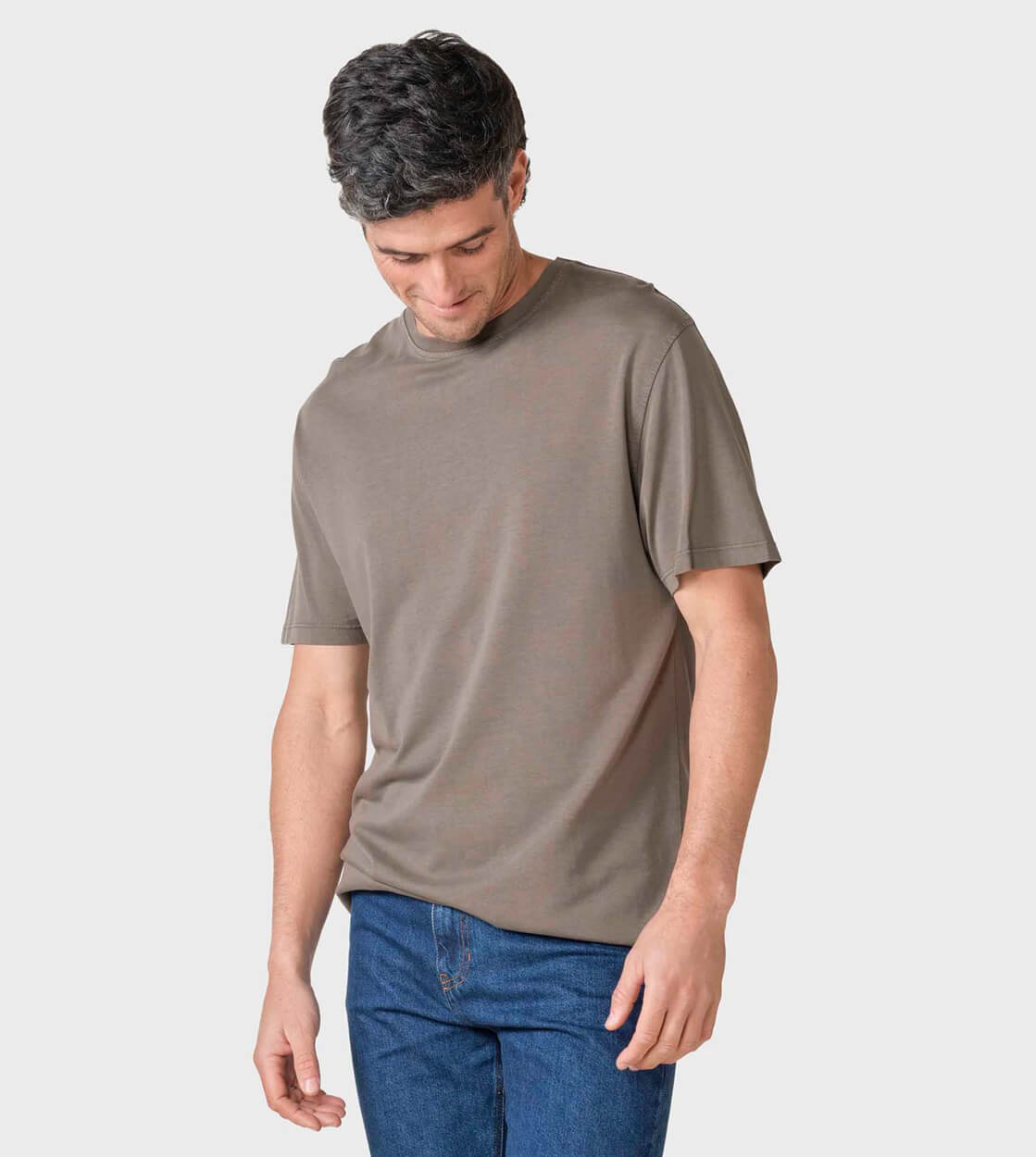 Klitmoller T-Shirt Rufus brown taupe