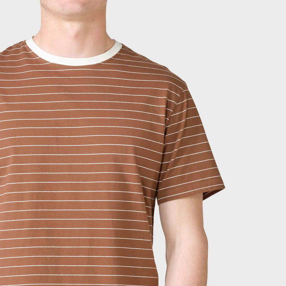 
                      
                        Klitmoller T-Shirt Tom brown burnt sienna/cream
                      
                    