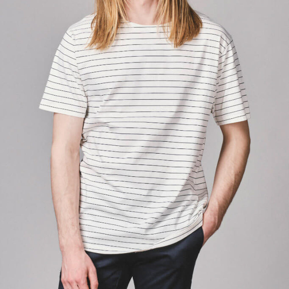 Klitmoller T-Shirt Tom white cream/navy