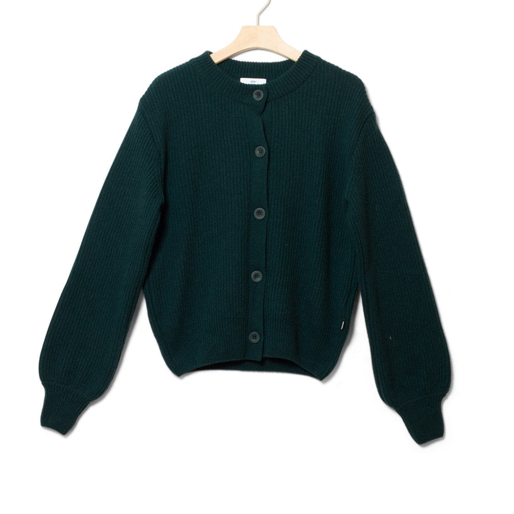 Klitmoller W Cardigan Gerda green moss