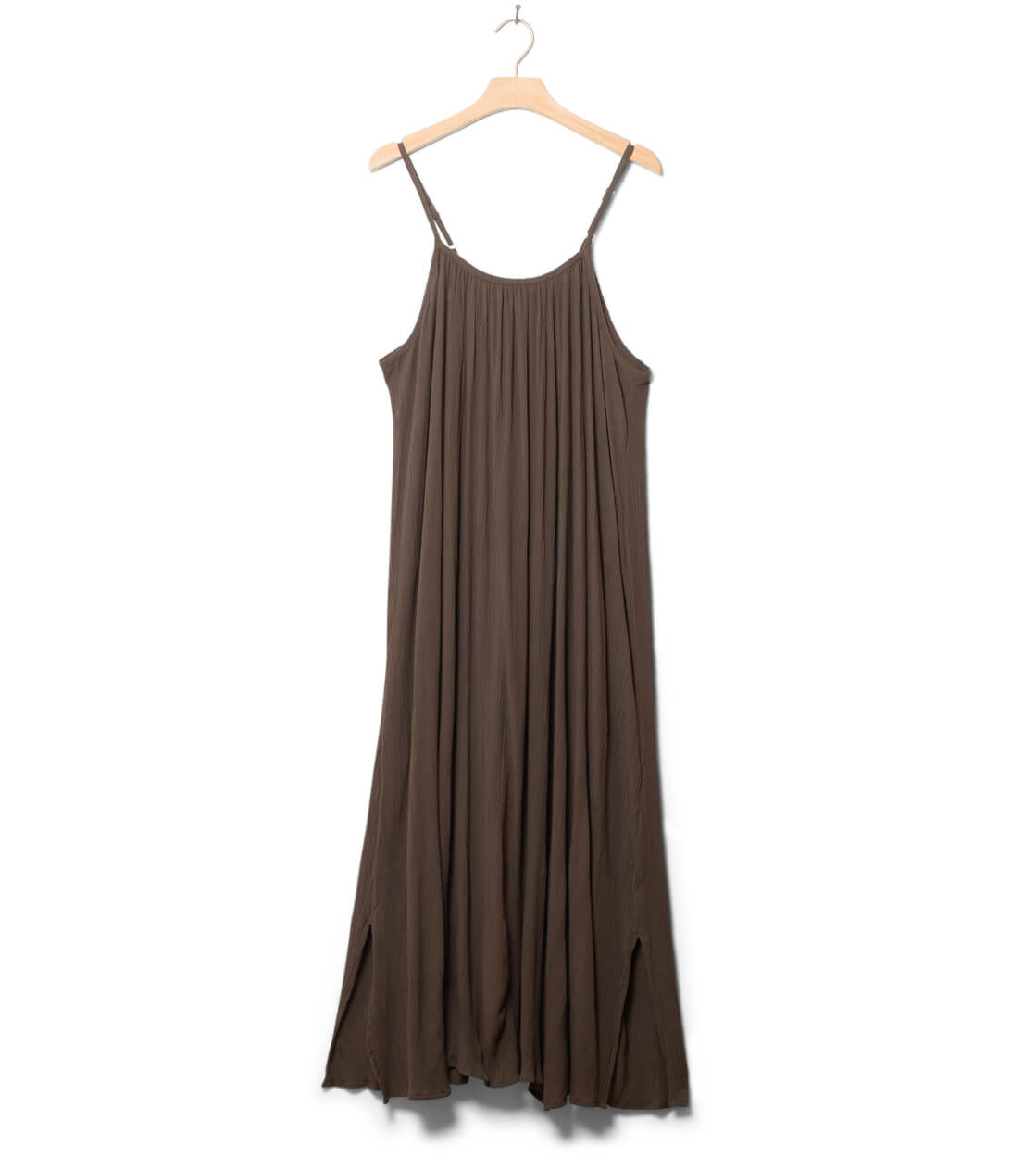 Klitmoller W Dress Flora brown taupe