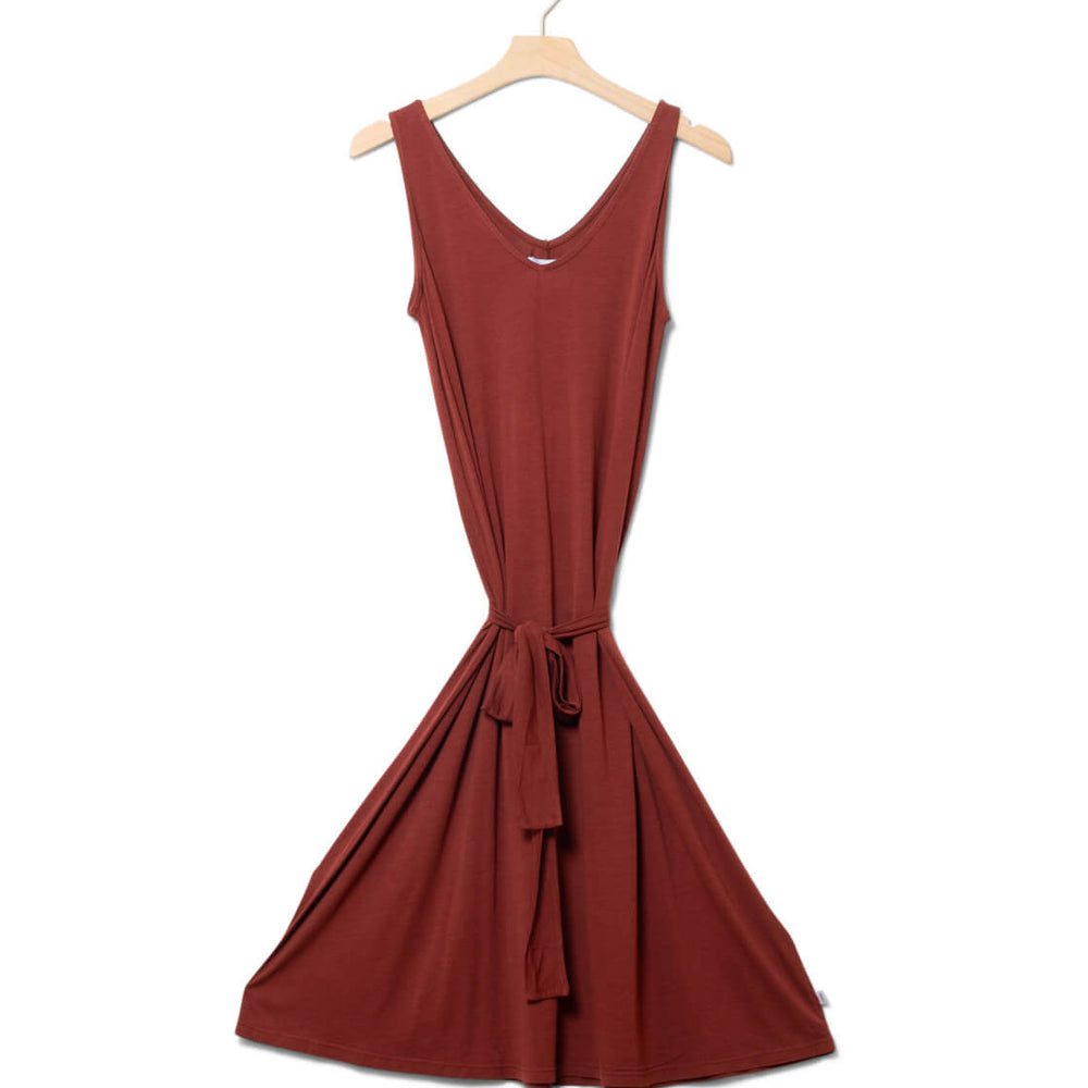 Klitmoller W Dress Misha red terracotta