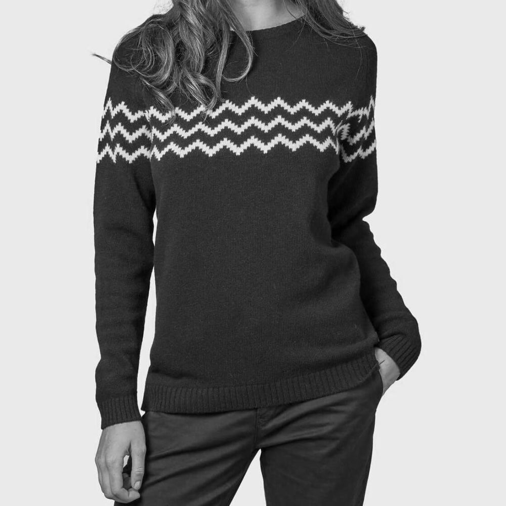 Klitmoller W Knit Cecilie brown earth/cream