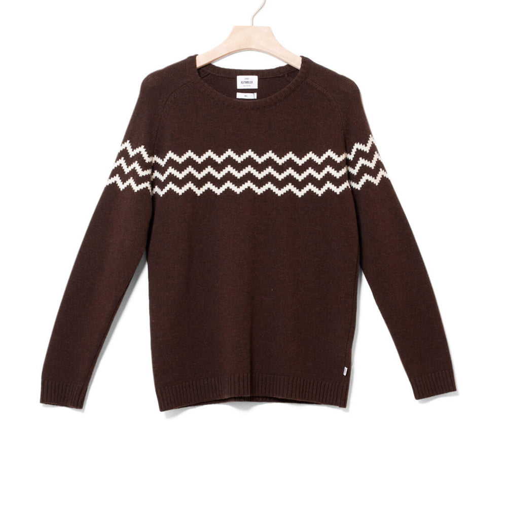 Klitmoller W Knit Cecilie brown earth/cream