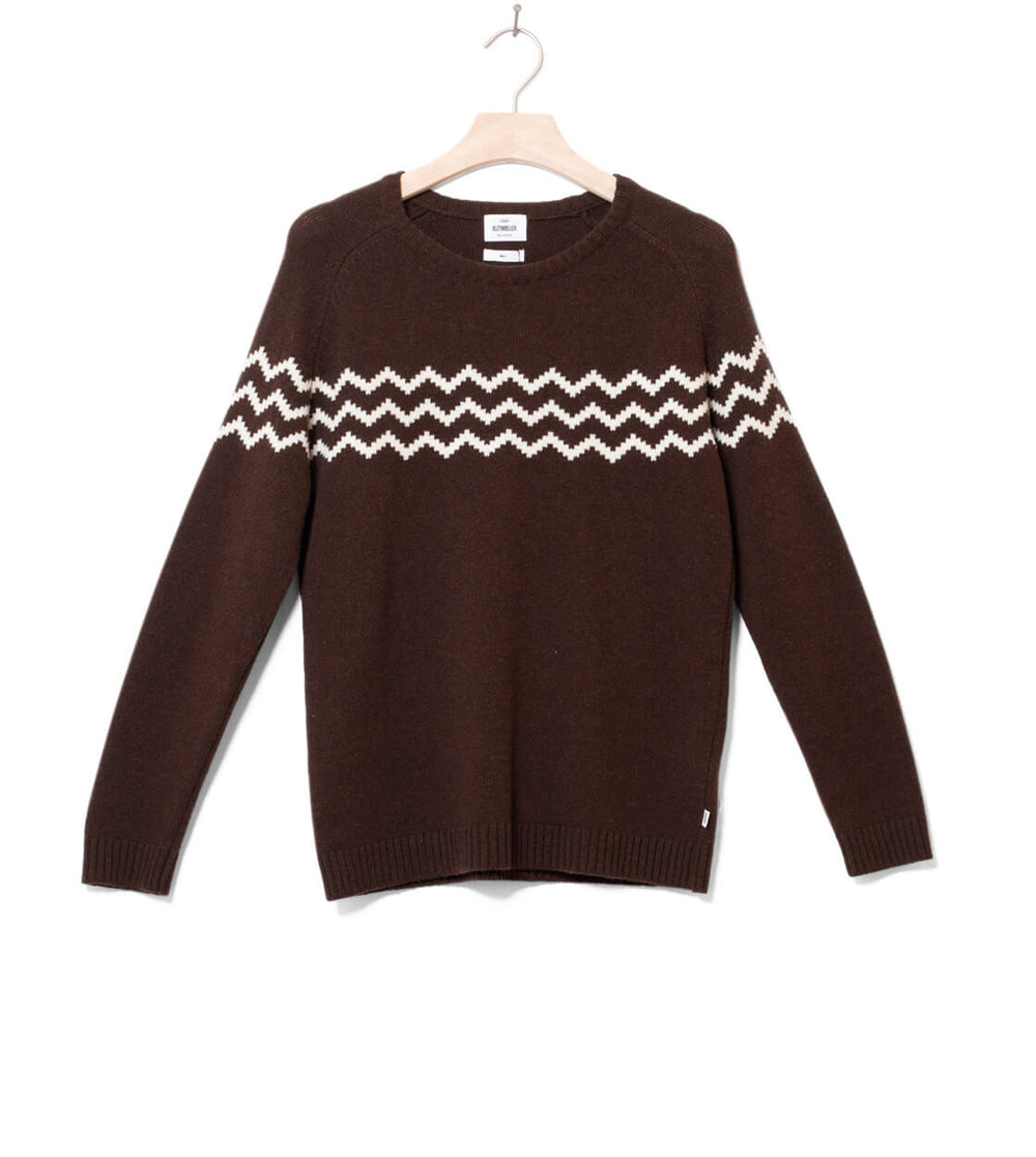 Klitmoller W Knit Cecilie brown earth/cream