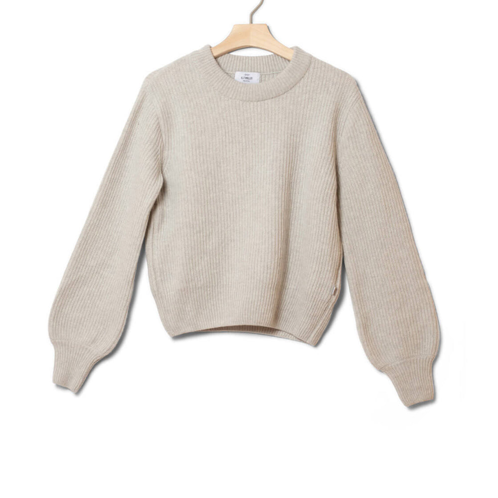 Klitmoller W Knit Gerda grey pastel