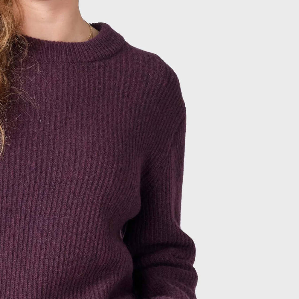 
                      
                        Klitmoller W Knit Gerda red burgundy
                      
                    