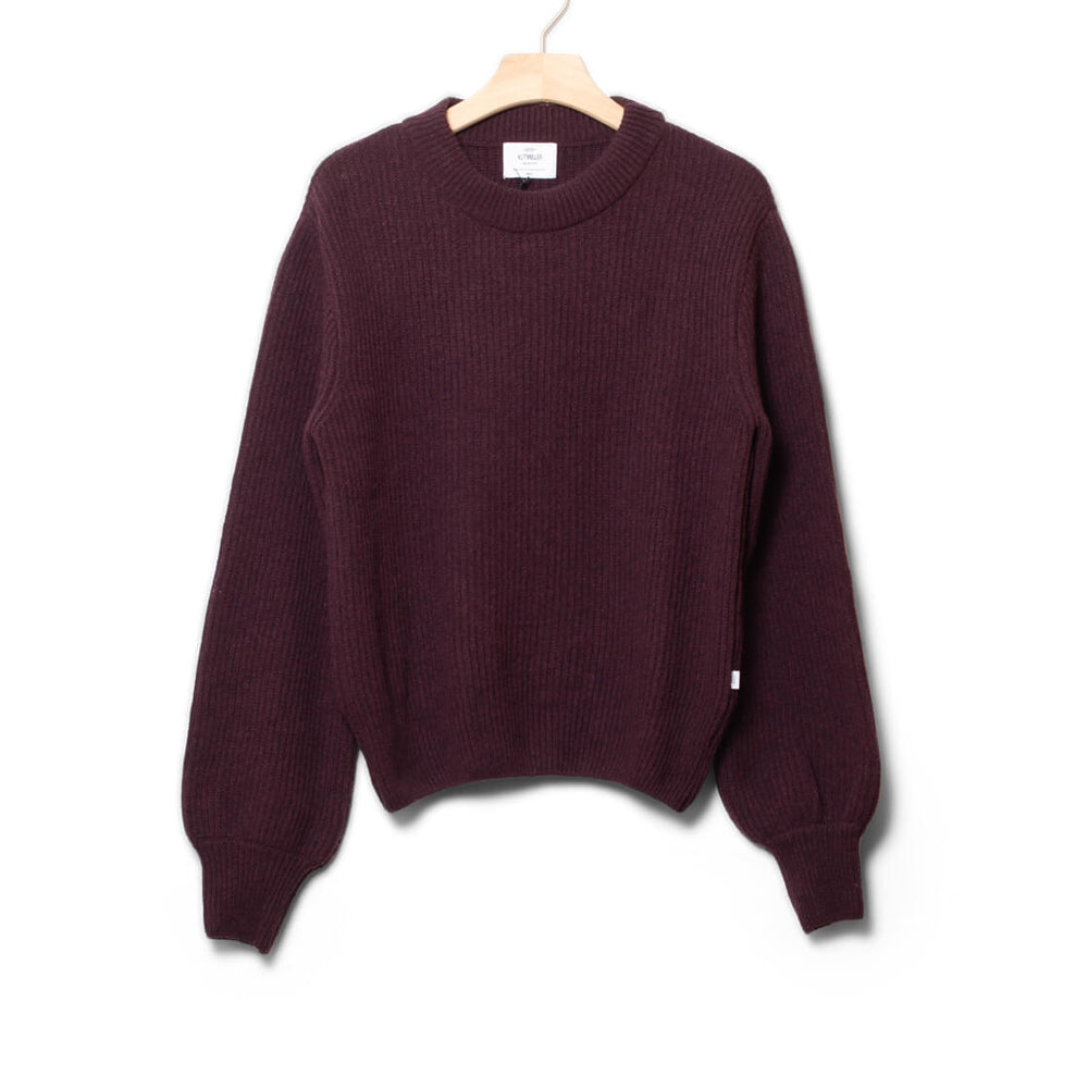Klitmoller W Knit Gerda red burgundy