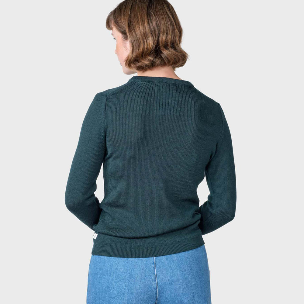 
                      
                        Klitmoller W Knit Ingrid green moss
                      
                    