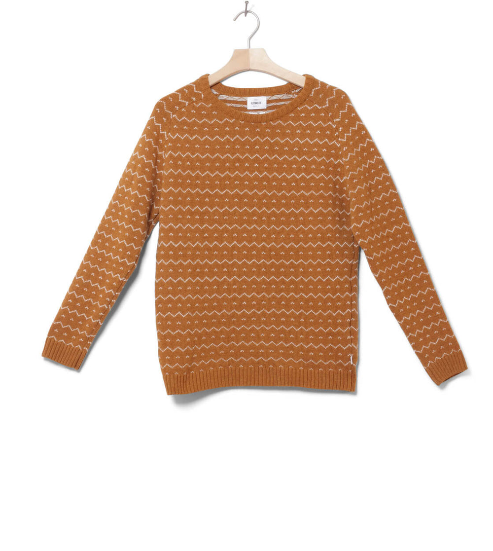 Klitmoller W Knit Jasmin brown amber/cream