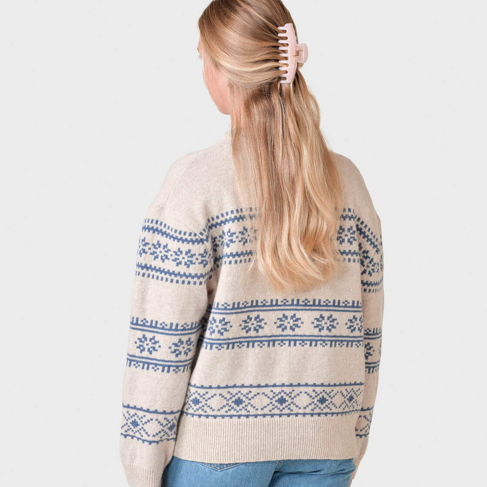 
                      
                        Klitmoller W Knit Jette beige pastel sand/ocean
                      
                    