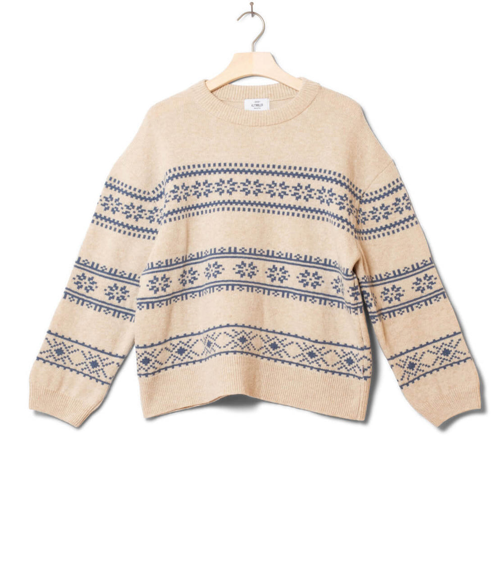 Klitmoller W Knit Jette beige pastel sand/ocean