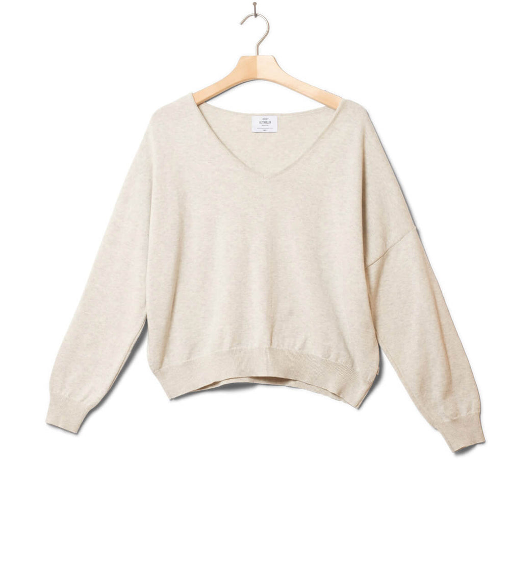 Klitmoller W Knit Randi grey cream melange