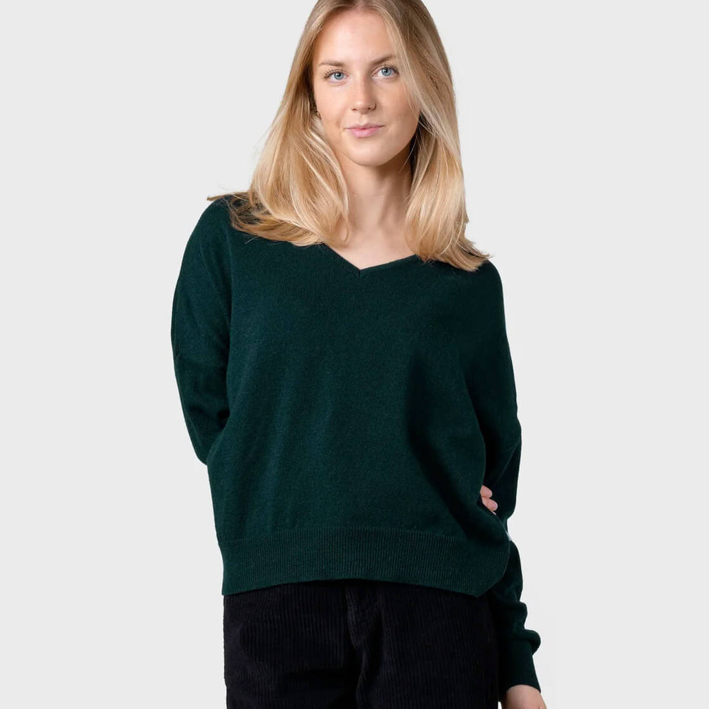 Klitmoller W Knit Vanessa green moss