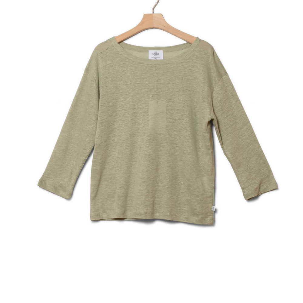 Klitmoller W Longsleeve Gudrun green sage