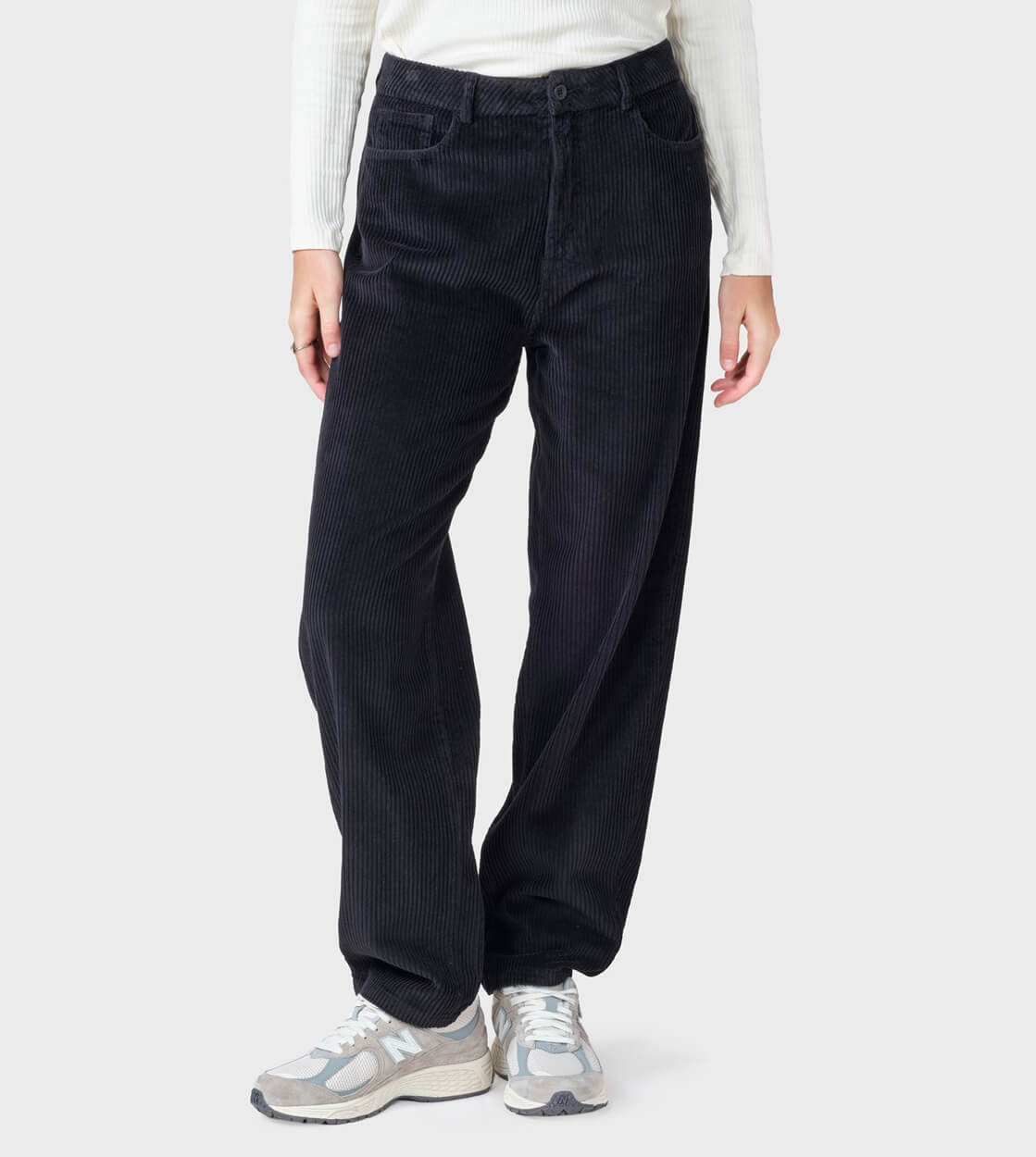Klitmoller W Pants Gwen Jumbo Corduroy black