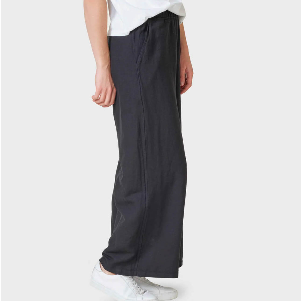 Klitmoller W Pants Kaja Cotton/Linen black