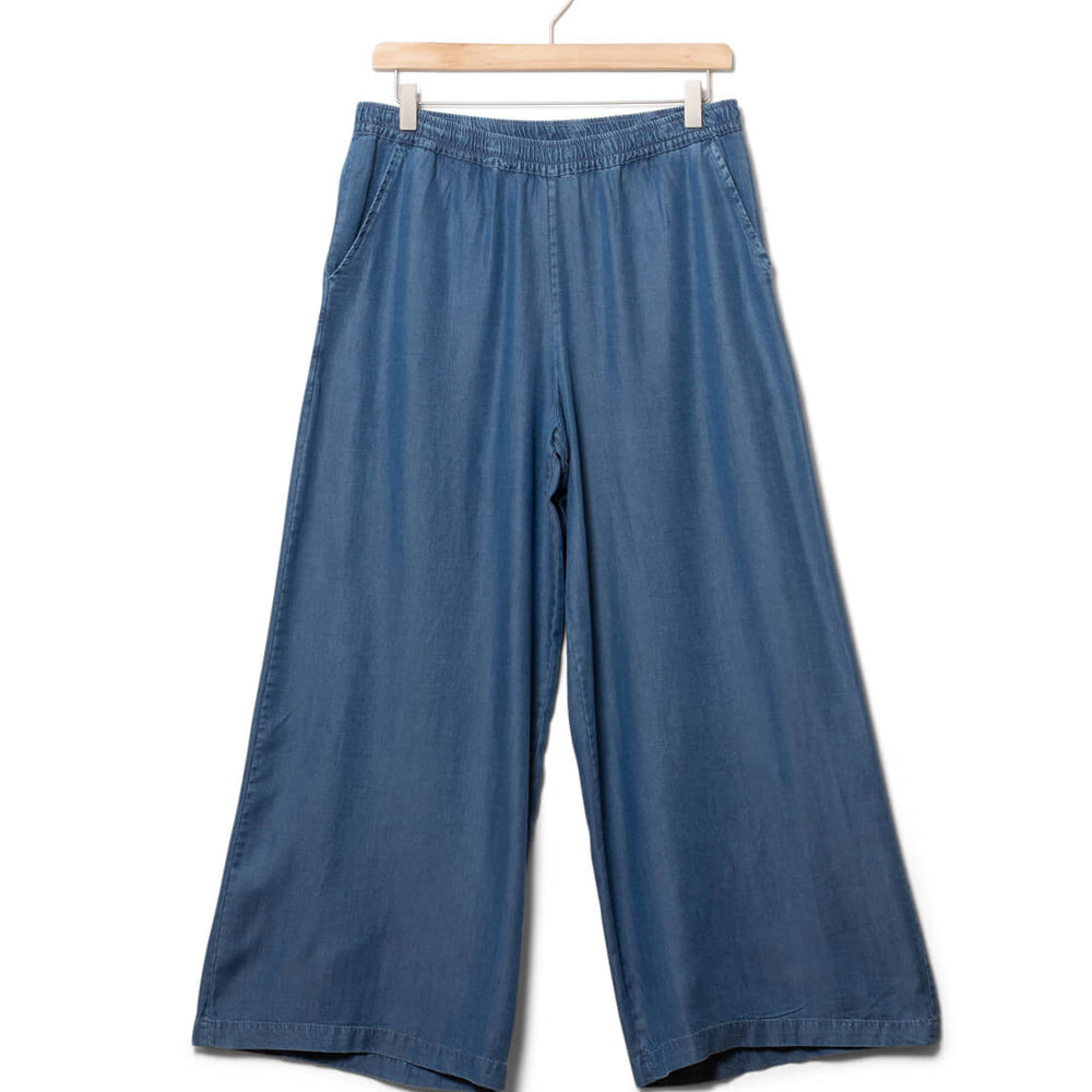 Klitmoller W Pants Kaja Lyocell blue light chambrey