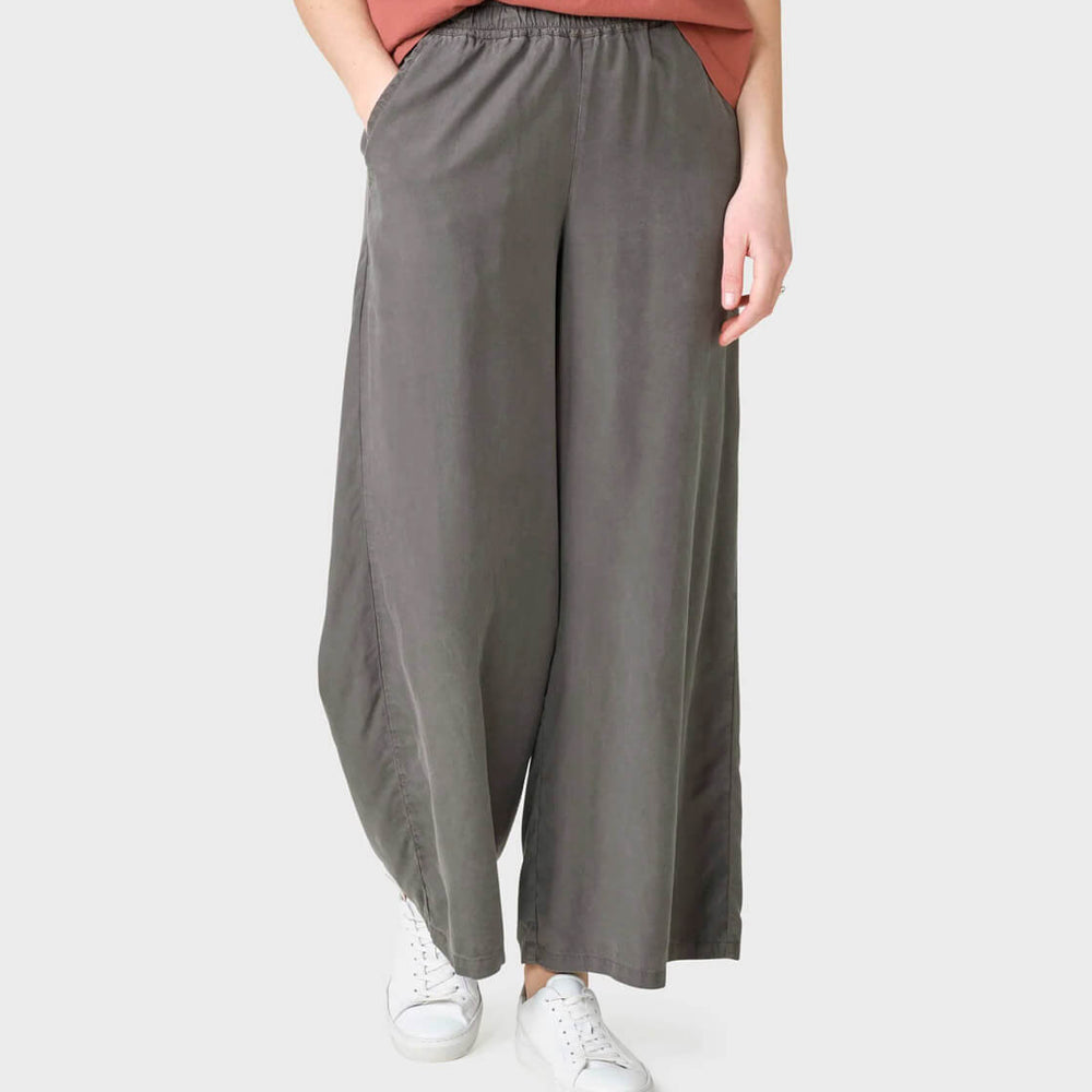 Klitmoller W Pants Kaja Lyocell brown taupe